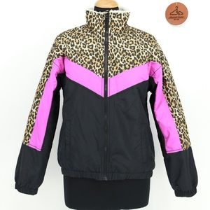 AMERICAN EAGLE‎ Fleece Lined Leopard Jacket